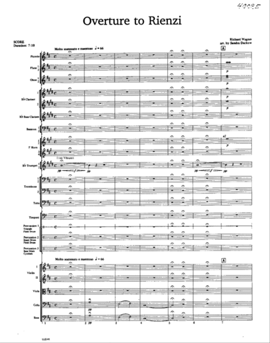 Rienzi Overture