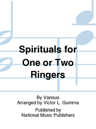 Book cover for Spirituals for One or Two Ringers