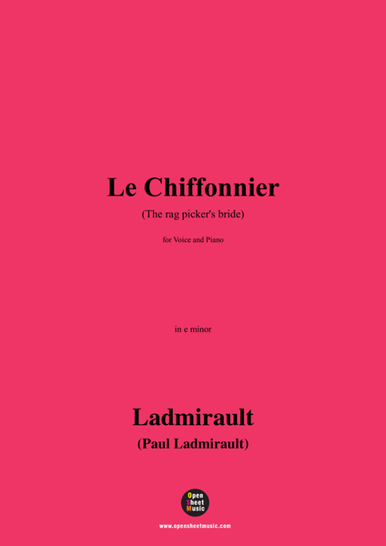 Ladmirault-Le Chiffonnier(The rag picker's bride),in e minor
