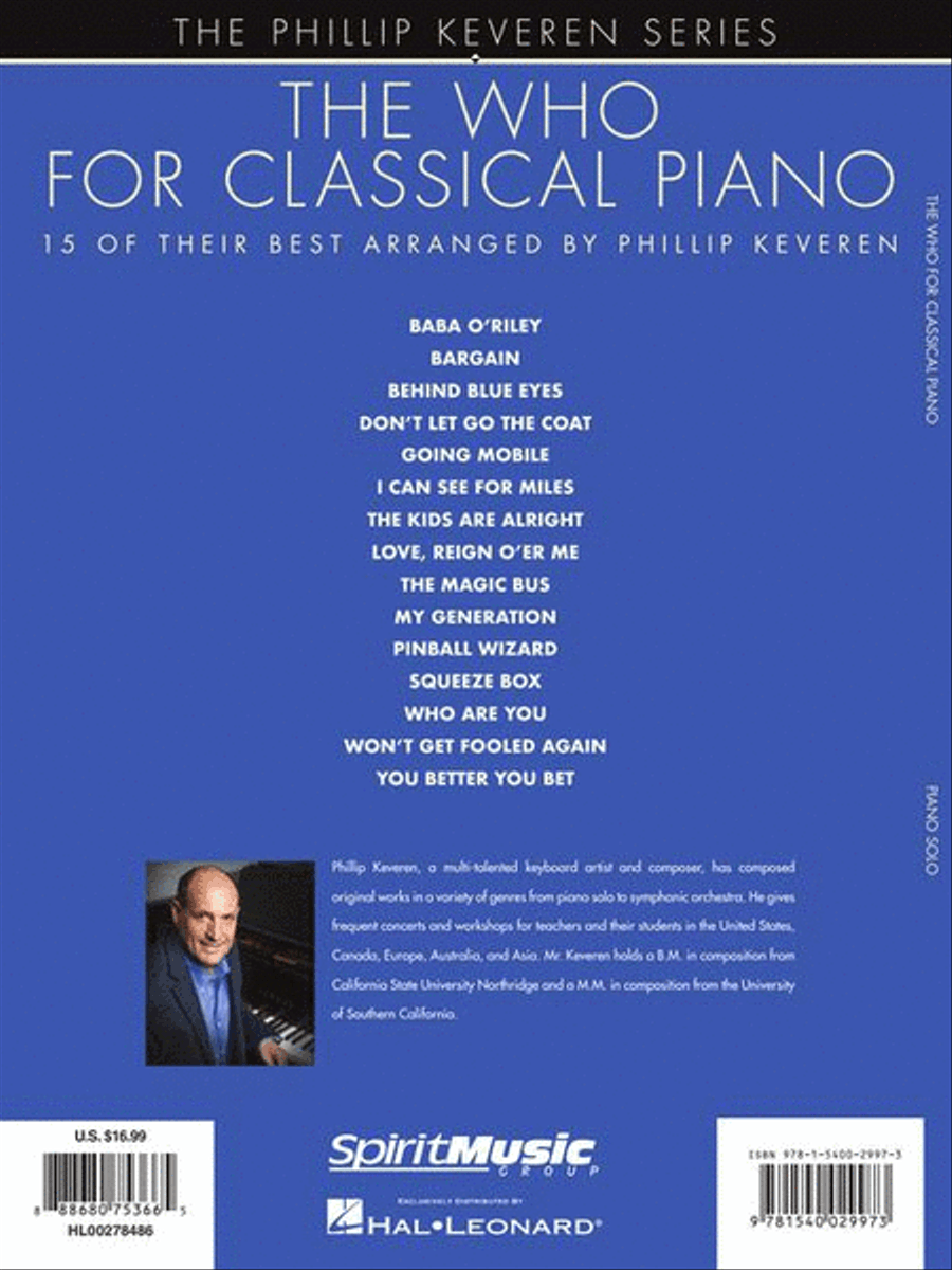 The Who for Classical Piano Piano Solo scores gallery preview page 8