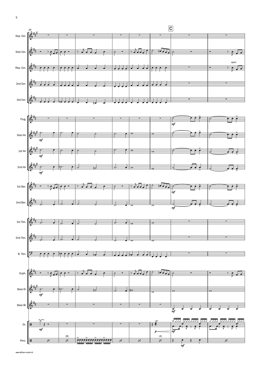 Ameno Brass Band scores gallery preview page 6