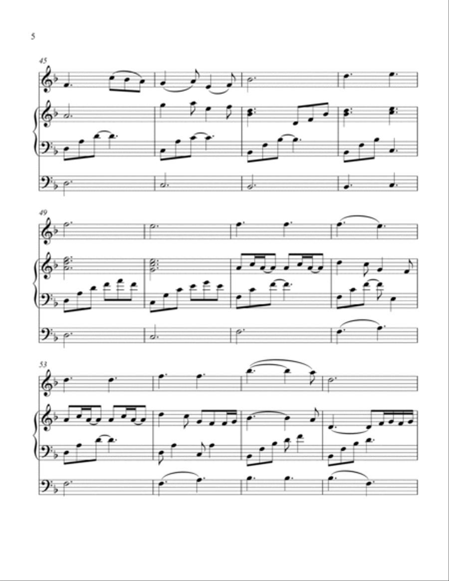A Thousand Years Piano Trio scores gallery preview page 6