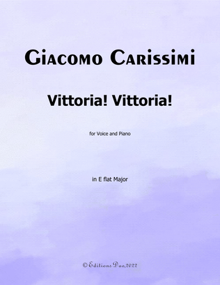 Vittoria! Vittoria! by Carissimi, in E flat Major