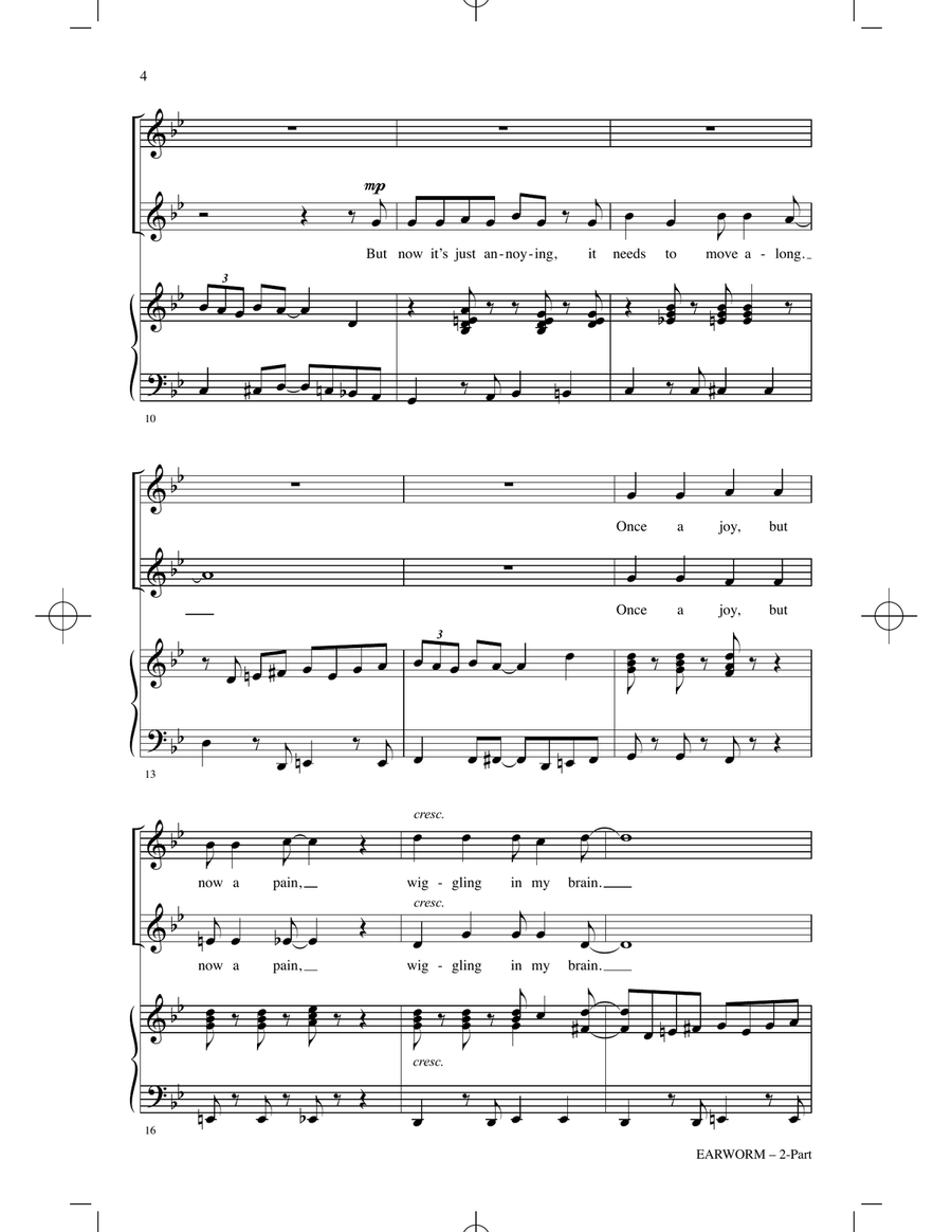 Earworm 2-Part scores gallery preview page 2