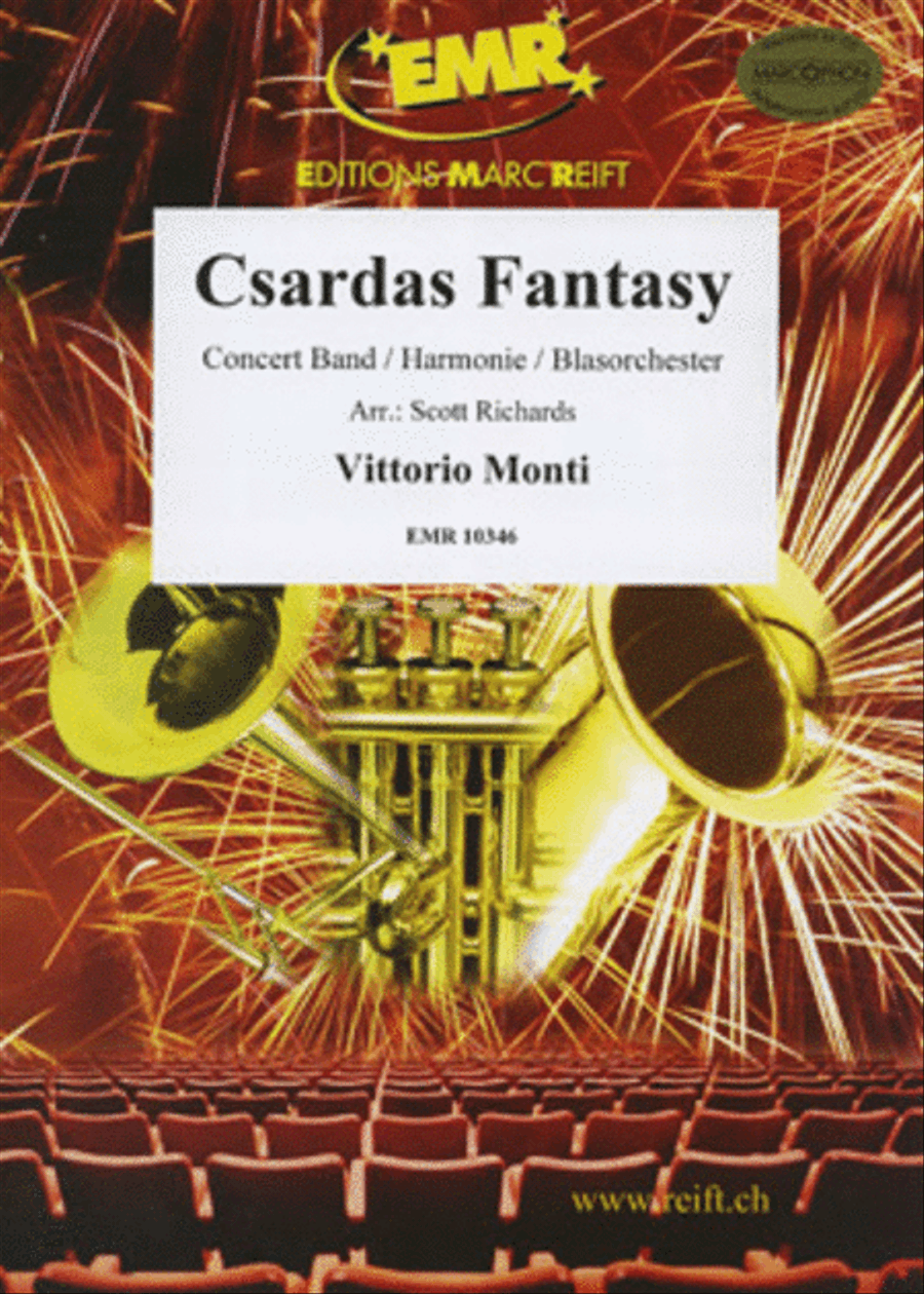 Csardas Fantasy Concert Band scores gallery preview page 1
