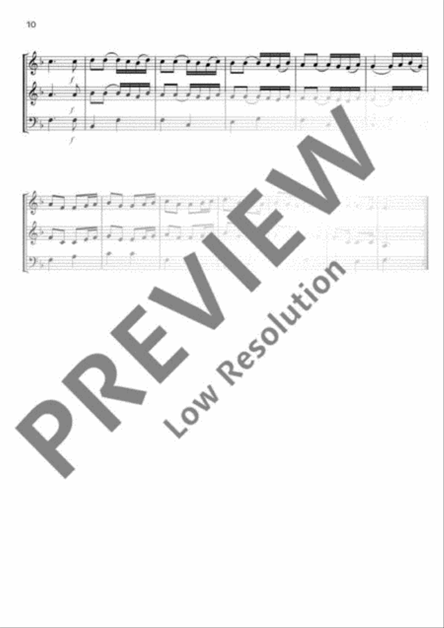 Feuerwerksmusik Bassoon scores gallery preview page 3