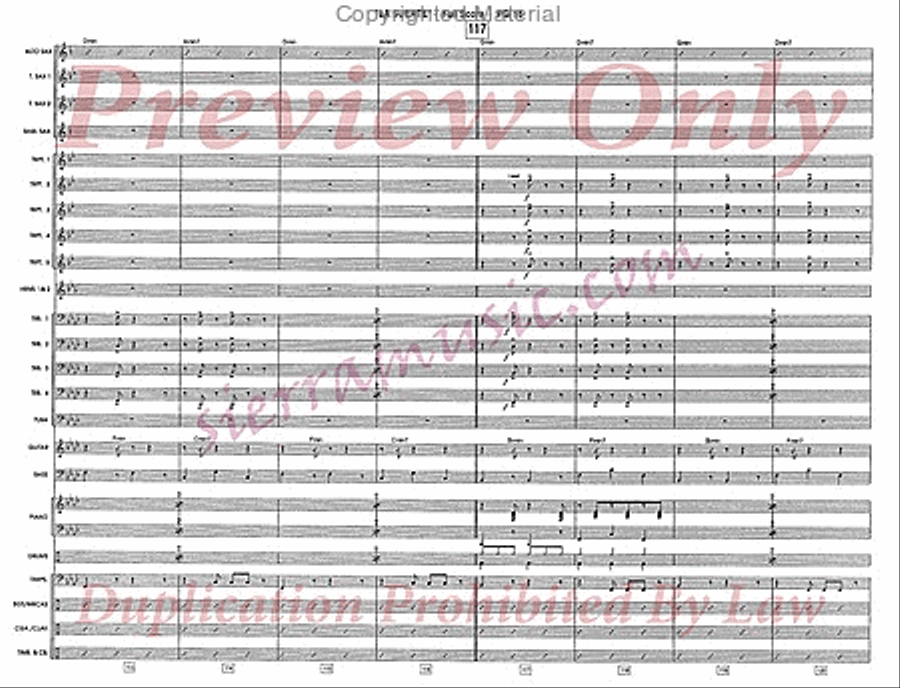La Suerte De Los Tontos Jazz Ensemble scores gallery preview page 16