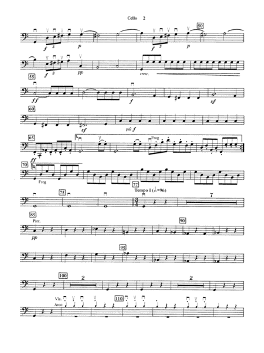 Beethoven's 5th Symphony, Finale: Cello Full Orchestra scores gallery preview page 2
