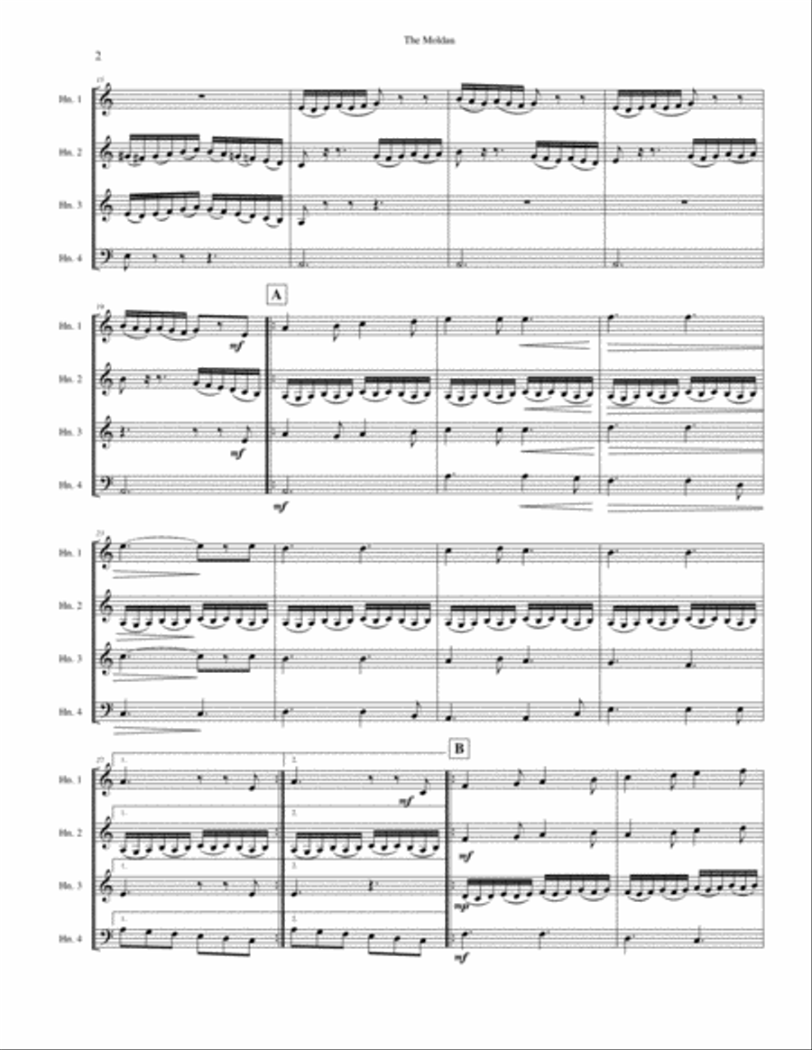 Highlights from The Moldau Small Ensemble scores gallery preview page 2