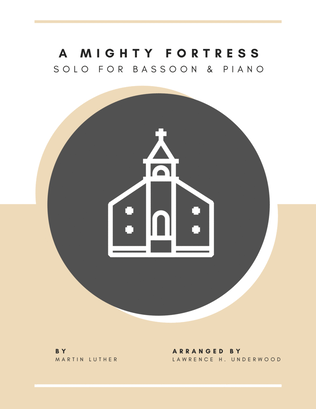 Book cover for A Mighty Fortress for Bassoon