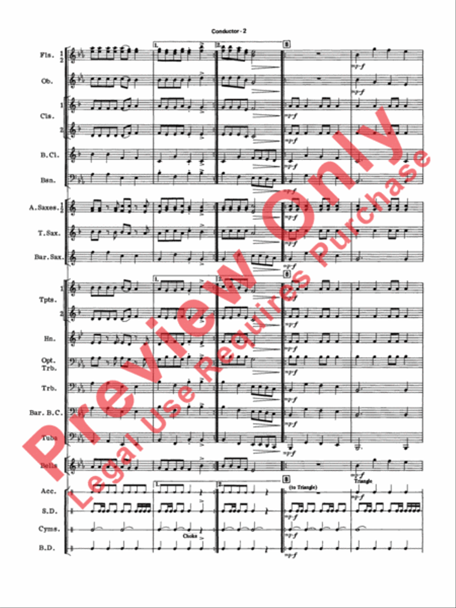 Jingle Bells Forever Concert Band scores gallery preview page 5