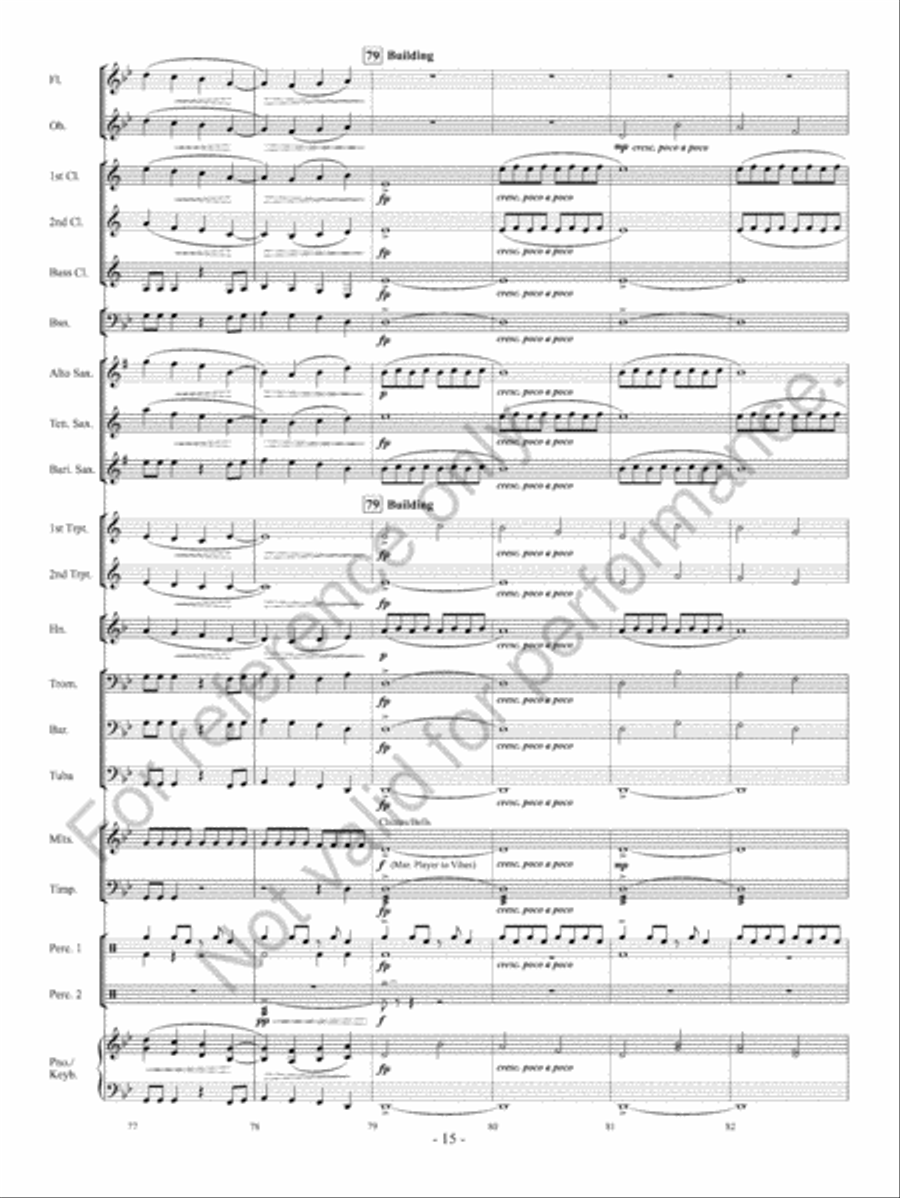 Argosy Concert Band scores gallery preview page 16