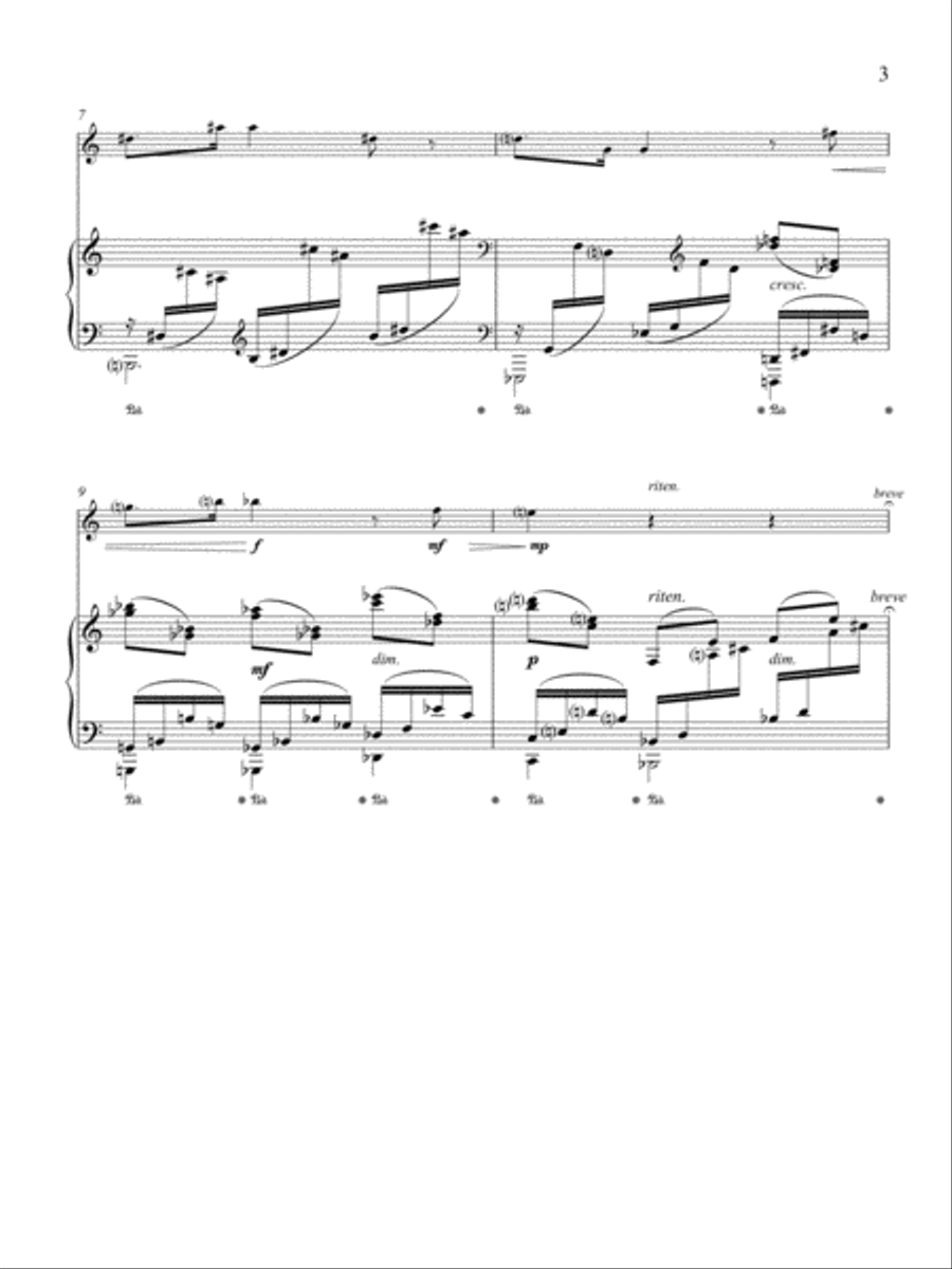 And Mists Are Carved Away Flute scores gallery preview page 3