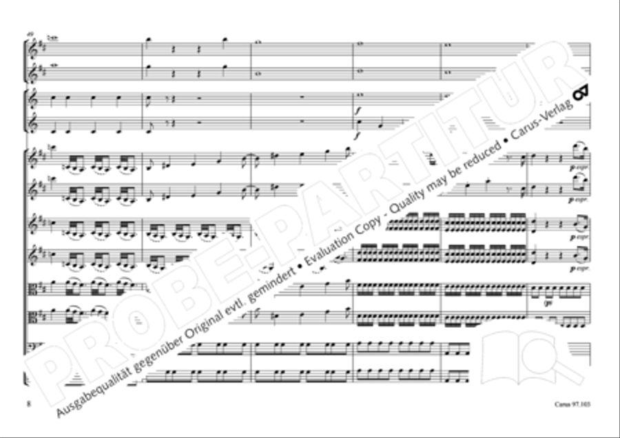 Concertone in D major Horn scores gallery preview page 9
