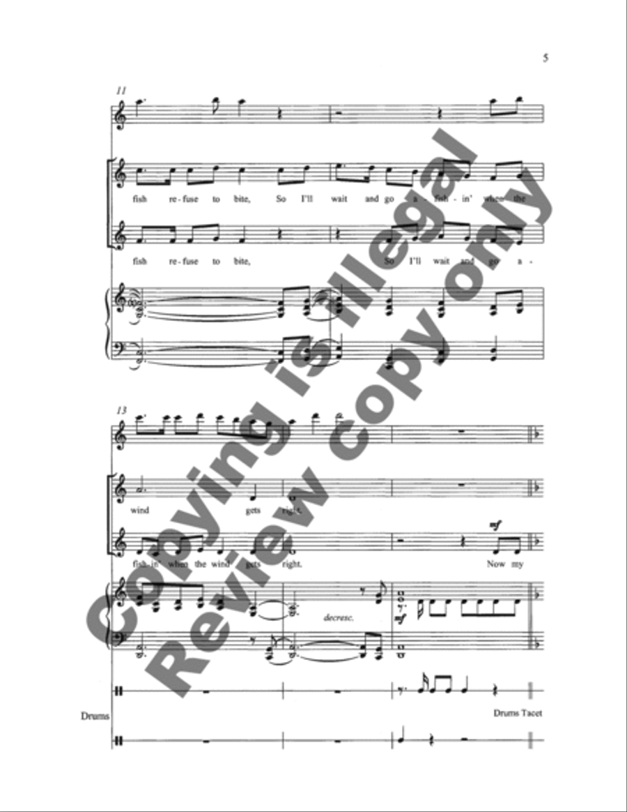 The Poet Sings: 3. Till the Wind Gets Right SA scores gallery preview page 8