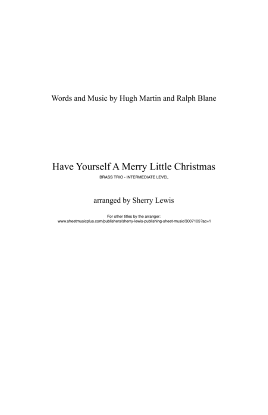 Have Yourself A Merry Little Christmas Trombone scores gallery preview page 2