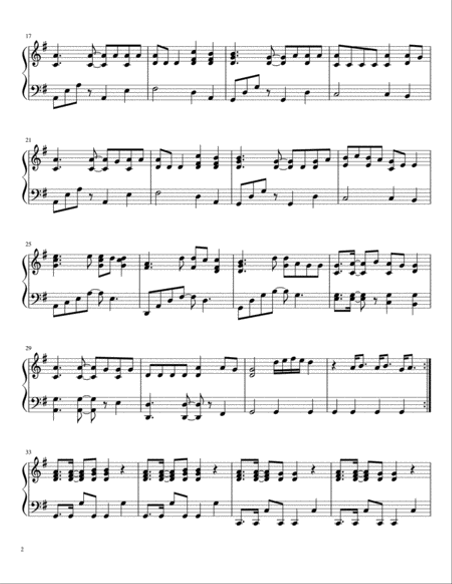 New Light New Light Piano Solo scores gallery preview page 2