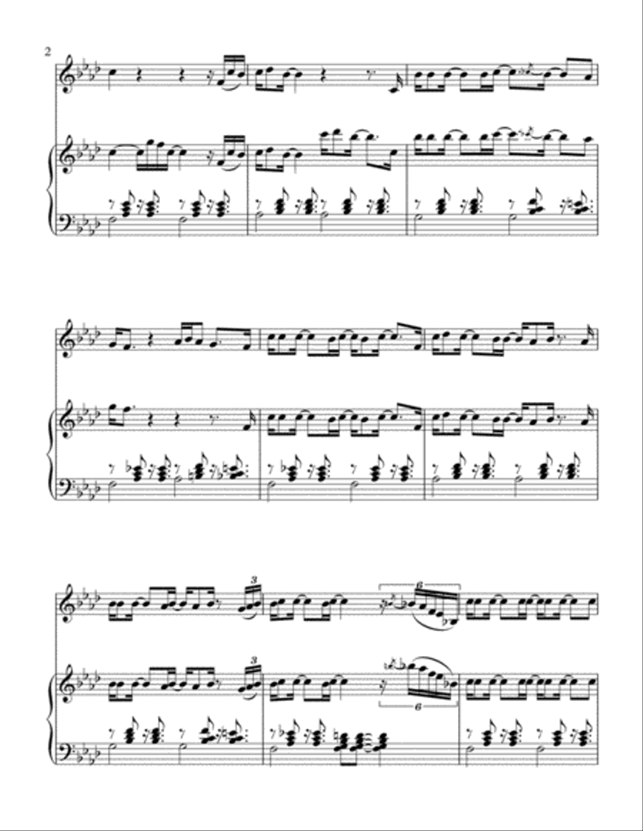 Fragile Clarinet Solo scores gallery preview page 3