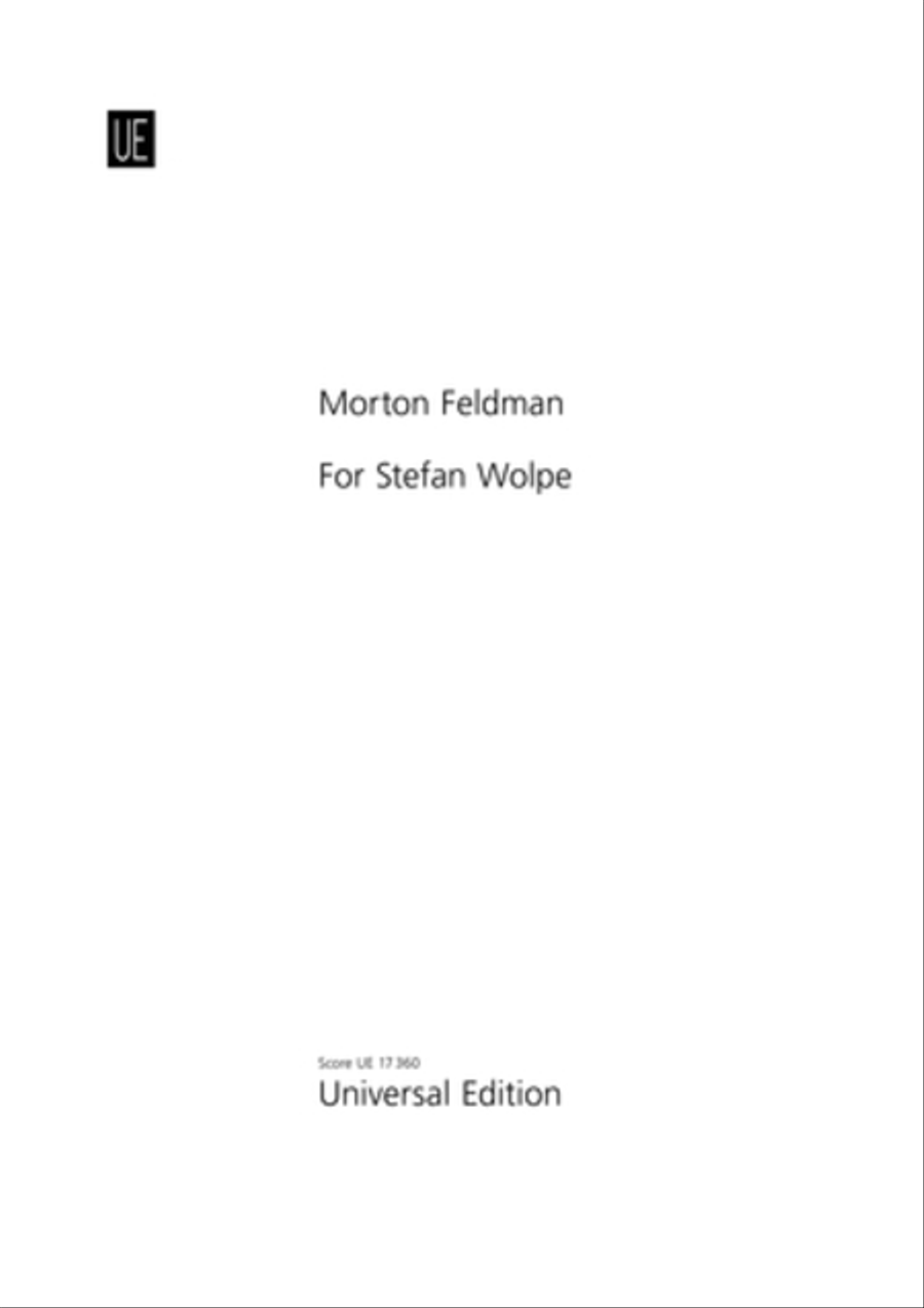 For Stefan Wolpe School and Community scores gallery preview page 1