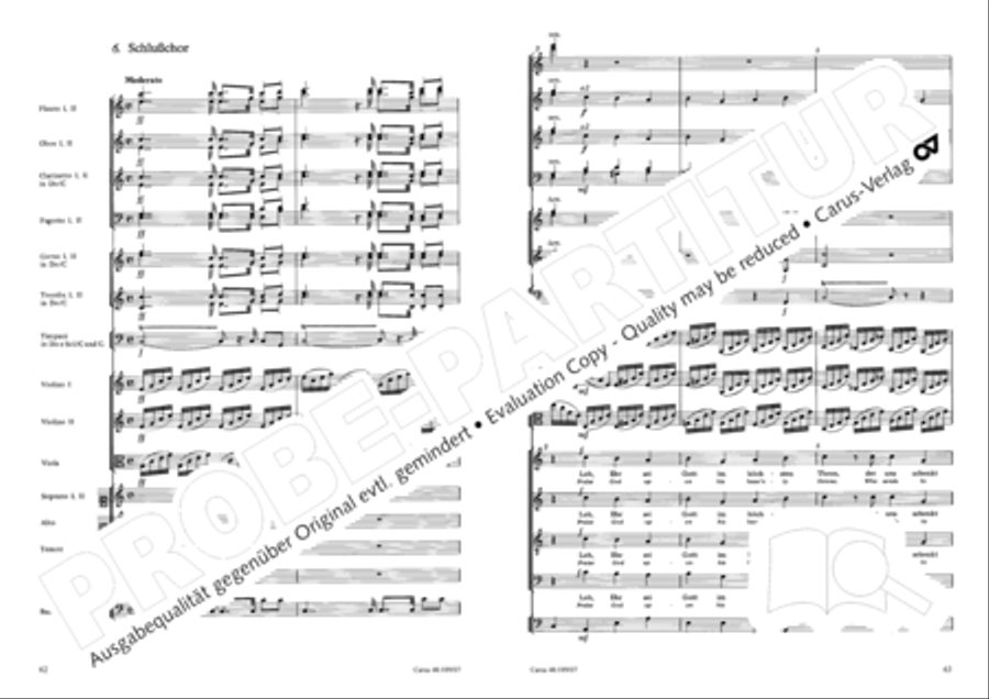 From heav'n on high (Vom Himmel hoch) SSATB scores gallery preview page 33