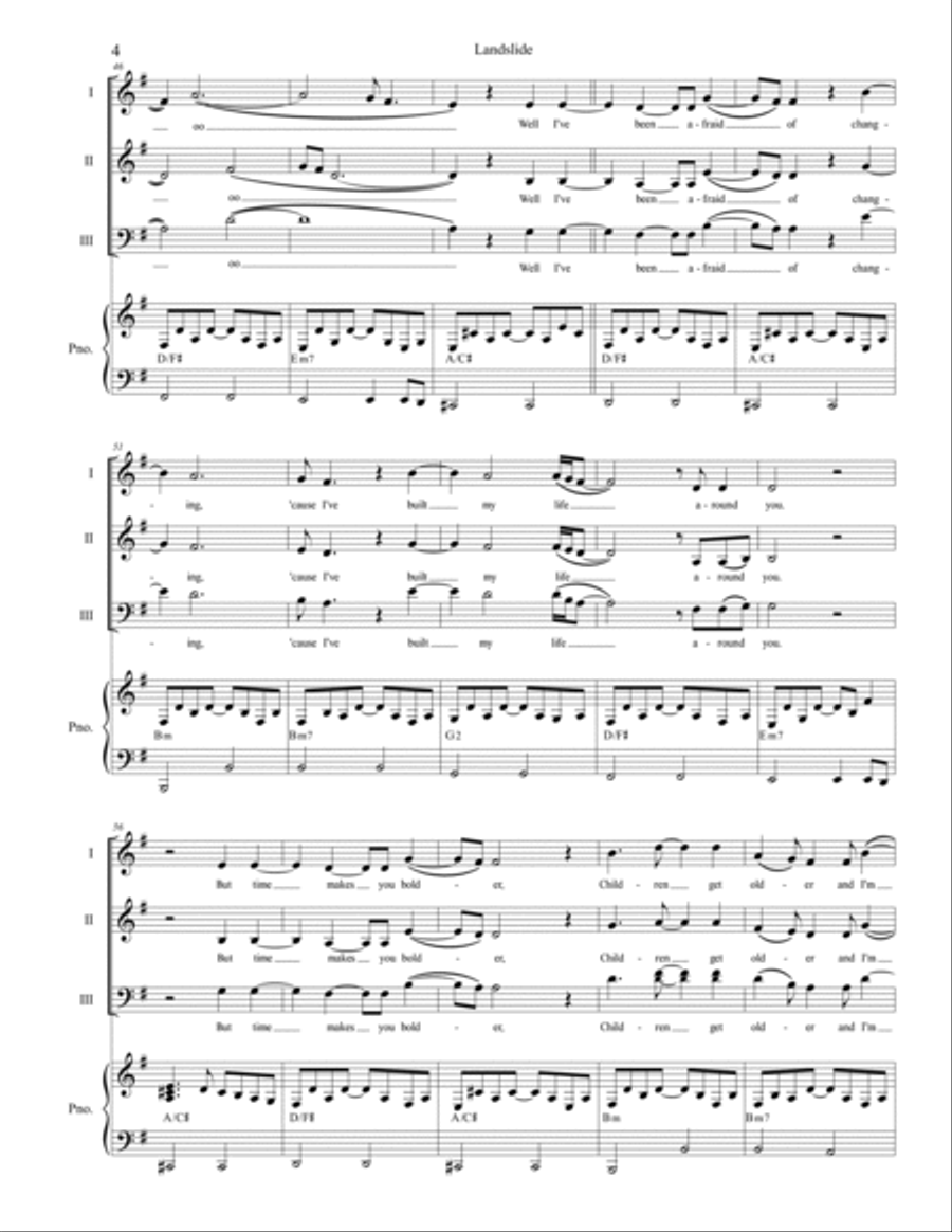 Landslide 3-Part scores gallery preview page 4