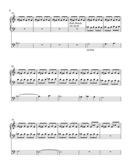 Sonata In C For Organ (Scherzo)