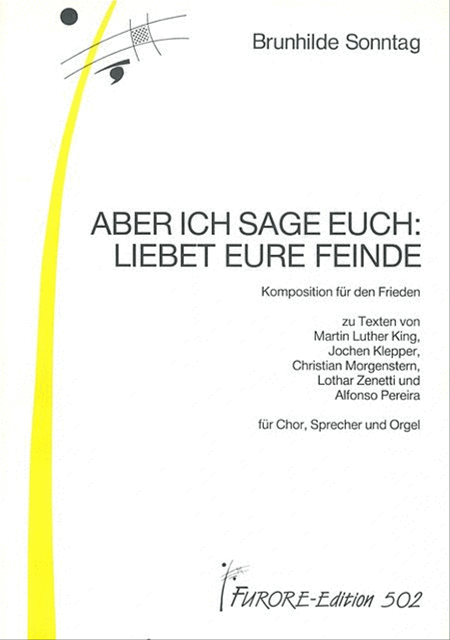Aber ich sage Euch, Liebet Eure Feinde Mixed Choir scores gallery preview page 1