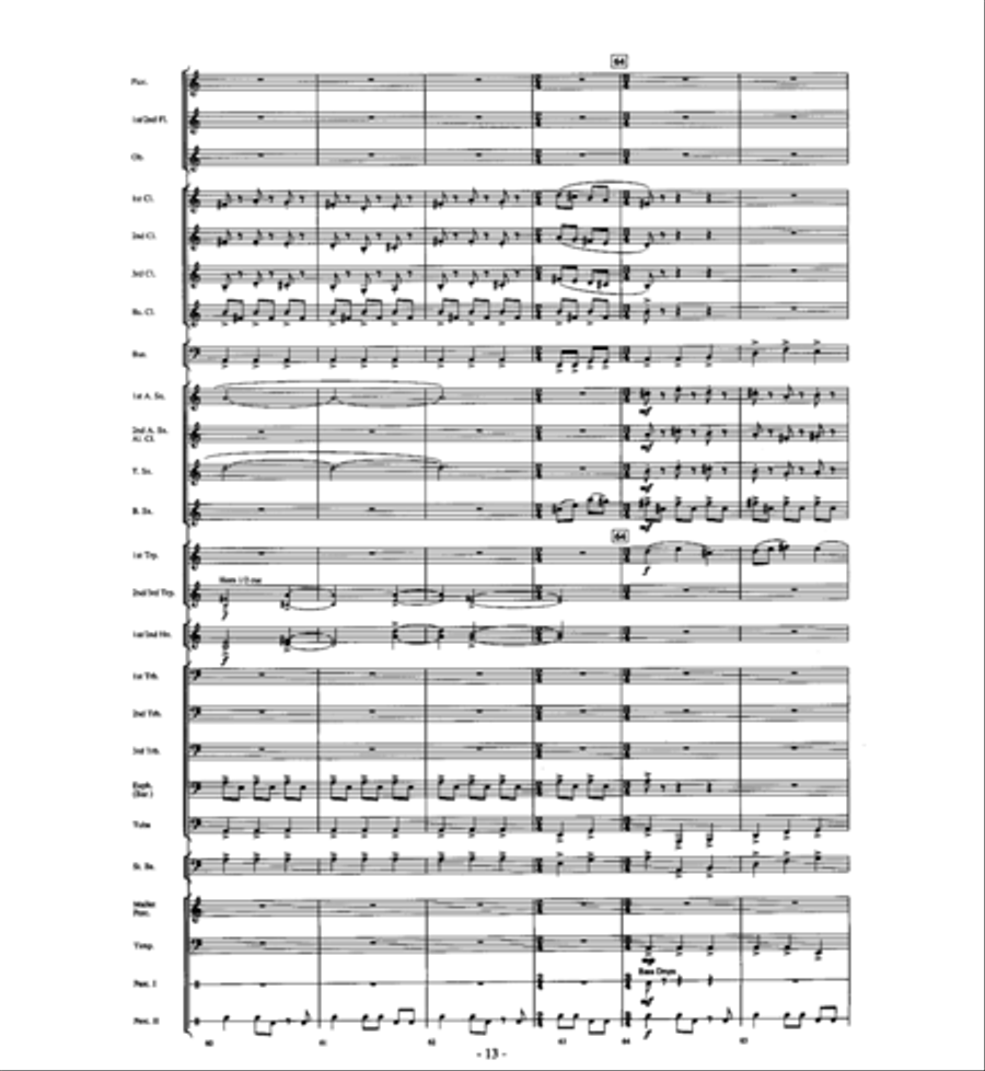 Agua's Whelm Agua's Whelm Concert Band scores gallery preview page 12