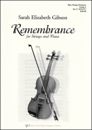Book cover for Remembrance-Score