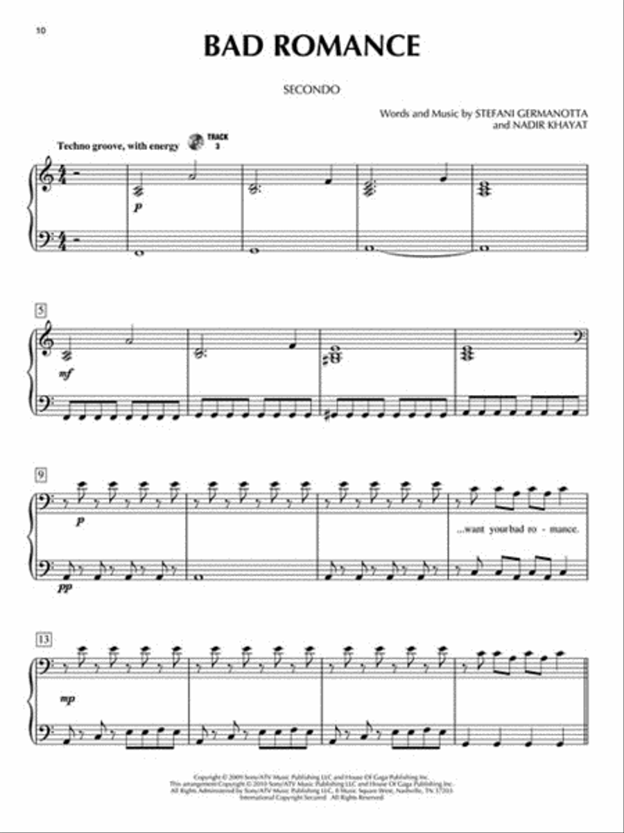 Glee Glee 1 Piano, 4-Hands scores gallery preview page 3