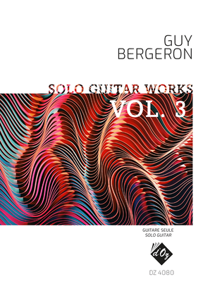 Book cover for Solo Guitar Works, vol. 3