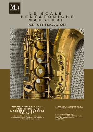 Book cover for Le Scale Pentatoniche Maggiori Per Tutti i Sassofoni