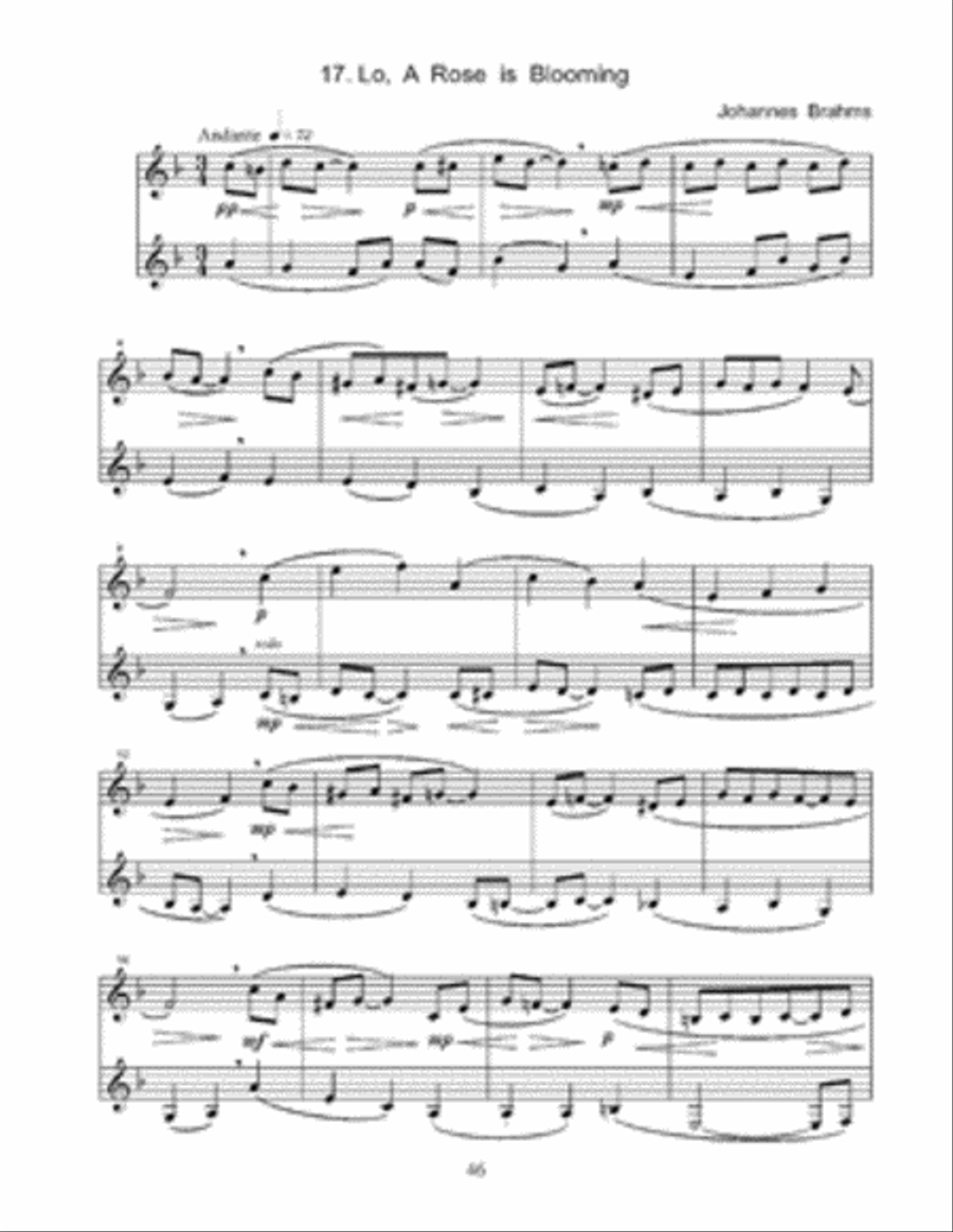 20 Clarinet Duets From Baroque to the 20th Century Clarinet Duet scores gallery preview page 4