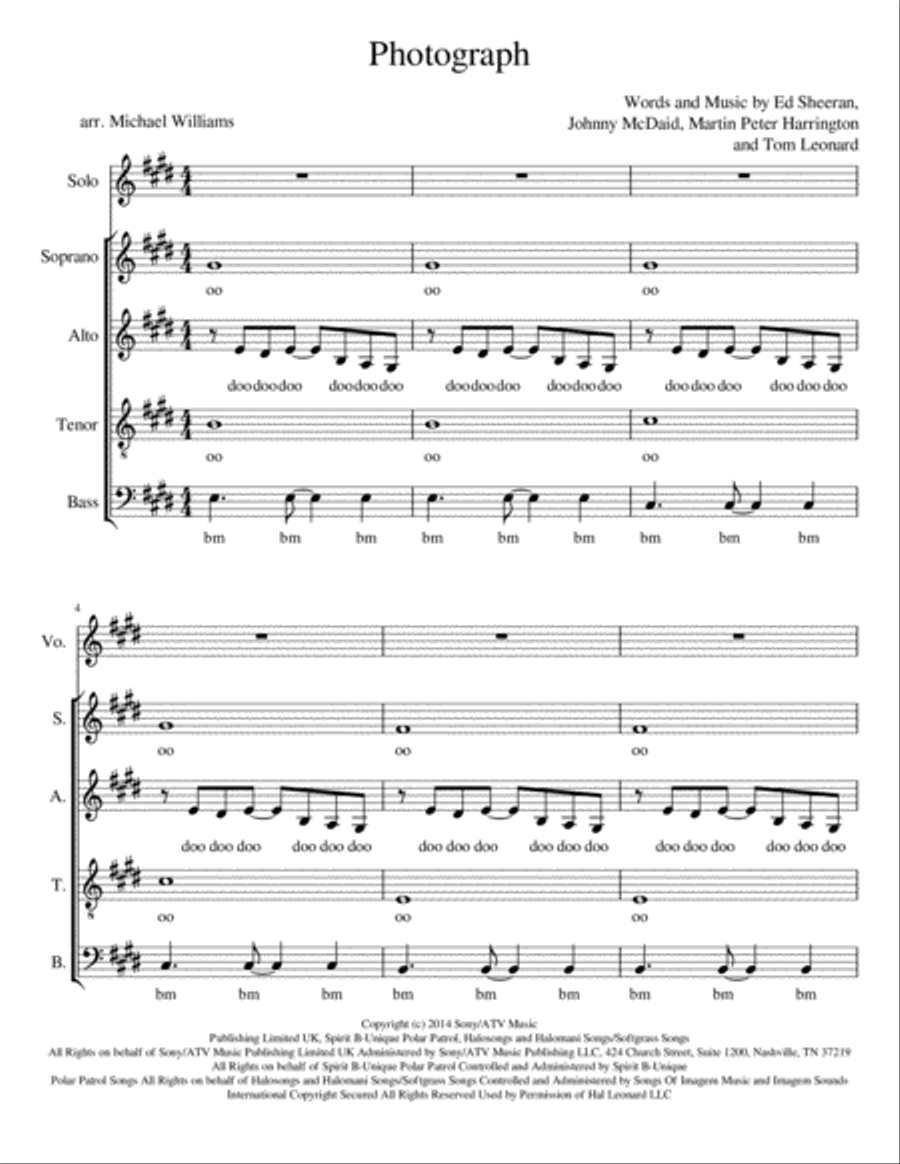 Photograph Photograph 4-Part scores gallery preview page 1