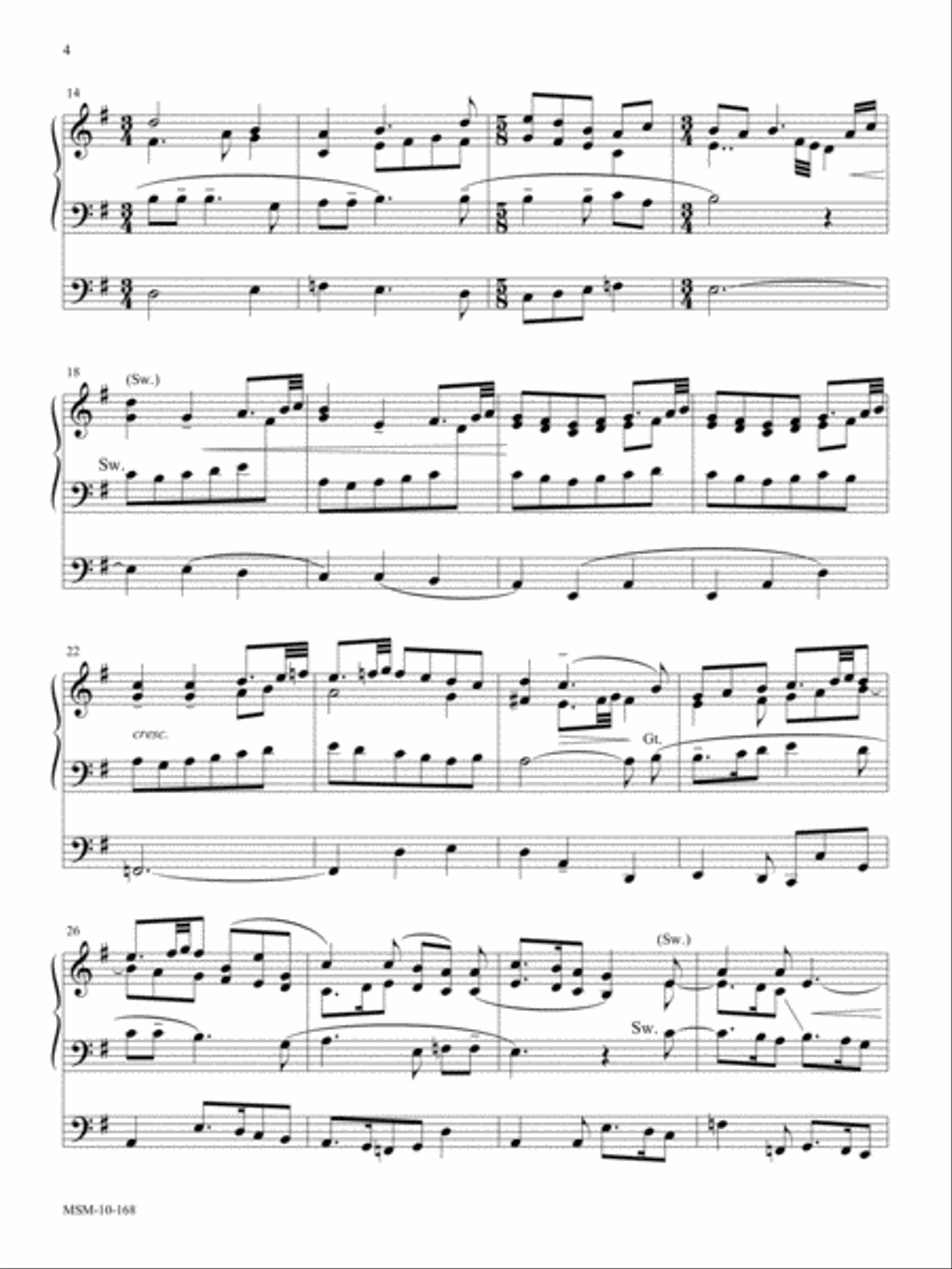 Solemn Prelude on a Theme of Thomas Tallis Organ scores gallery preview page 3
