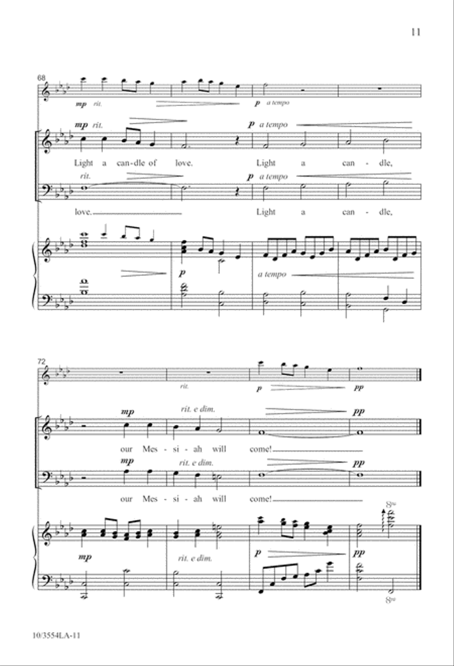 Light an Advent Candle 2-Part scores gallery preview page 12