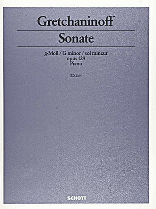 Book cover for Sonata in G Minor Op. 129