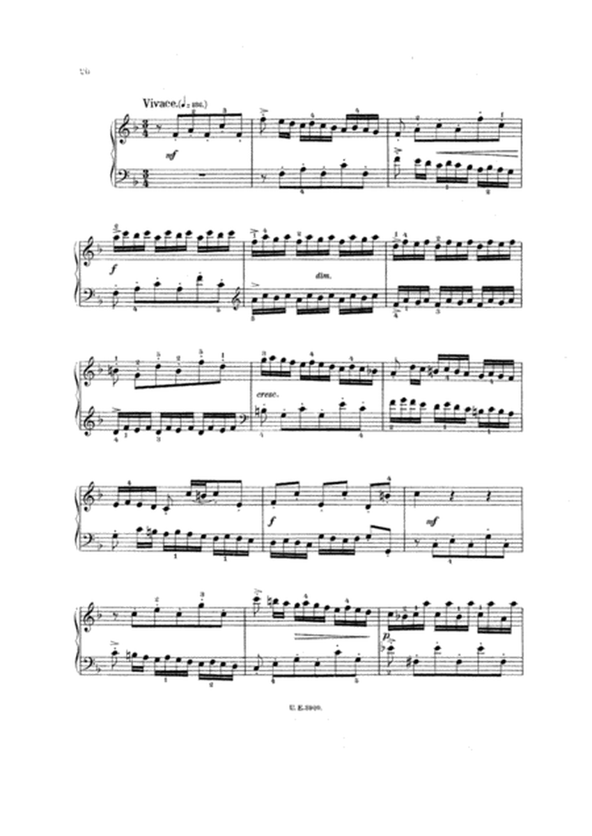 J.S Bach -Invention 8 in F Major, BWV779( Original Version) image number null