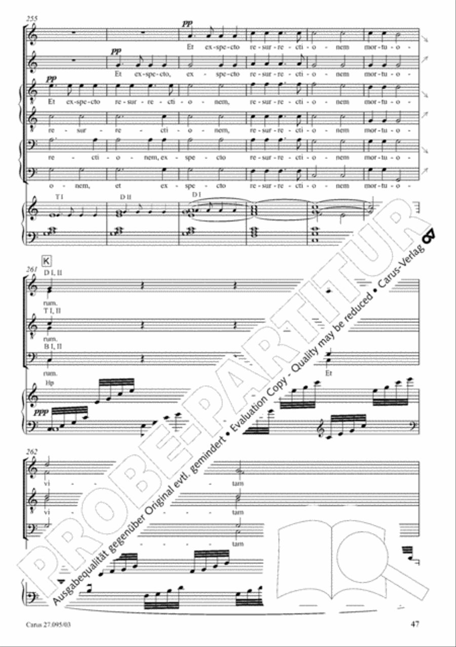 Messe solennelle de sainte Cecile STB scores gallery preview page 48