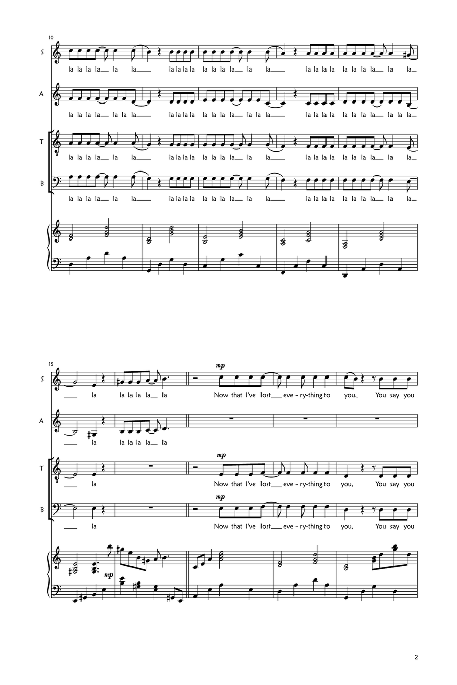 Wild World Wild World 3-Part scores gallery preview page 2