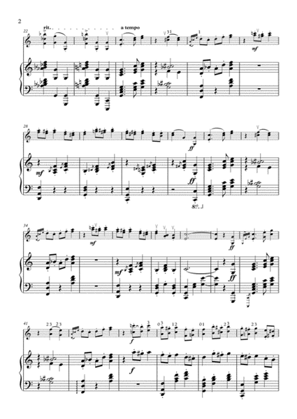 Kreisler-Rachmaninov-Pokhanovski Love's Joy arranged for violin and piano image number null