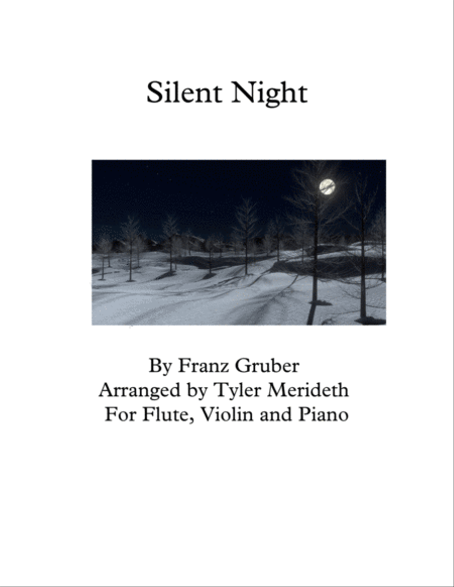 Silent Night Flute scores gallery preview page 1