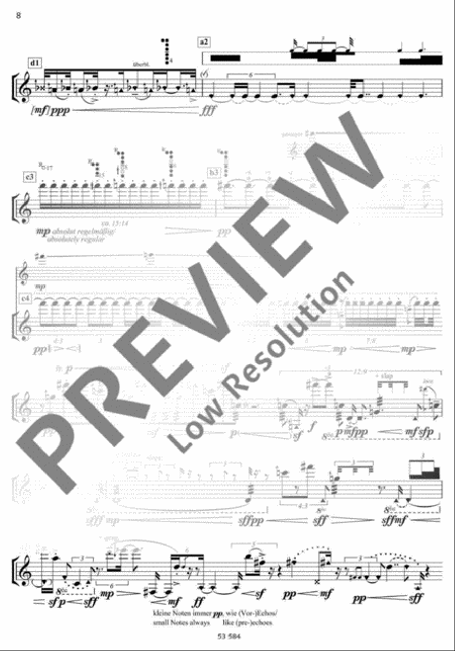 maverick I (noise) Bass Clarinet scores gallery preview page 9