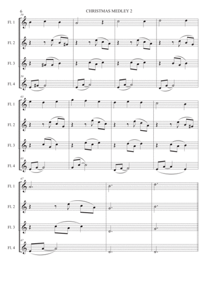 A Christmas Medley 2 - Flute Quartet image number null