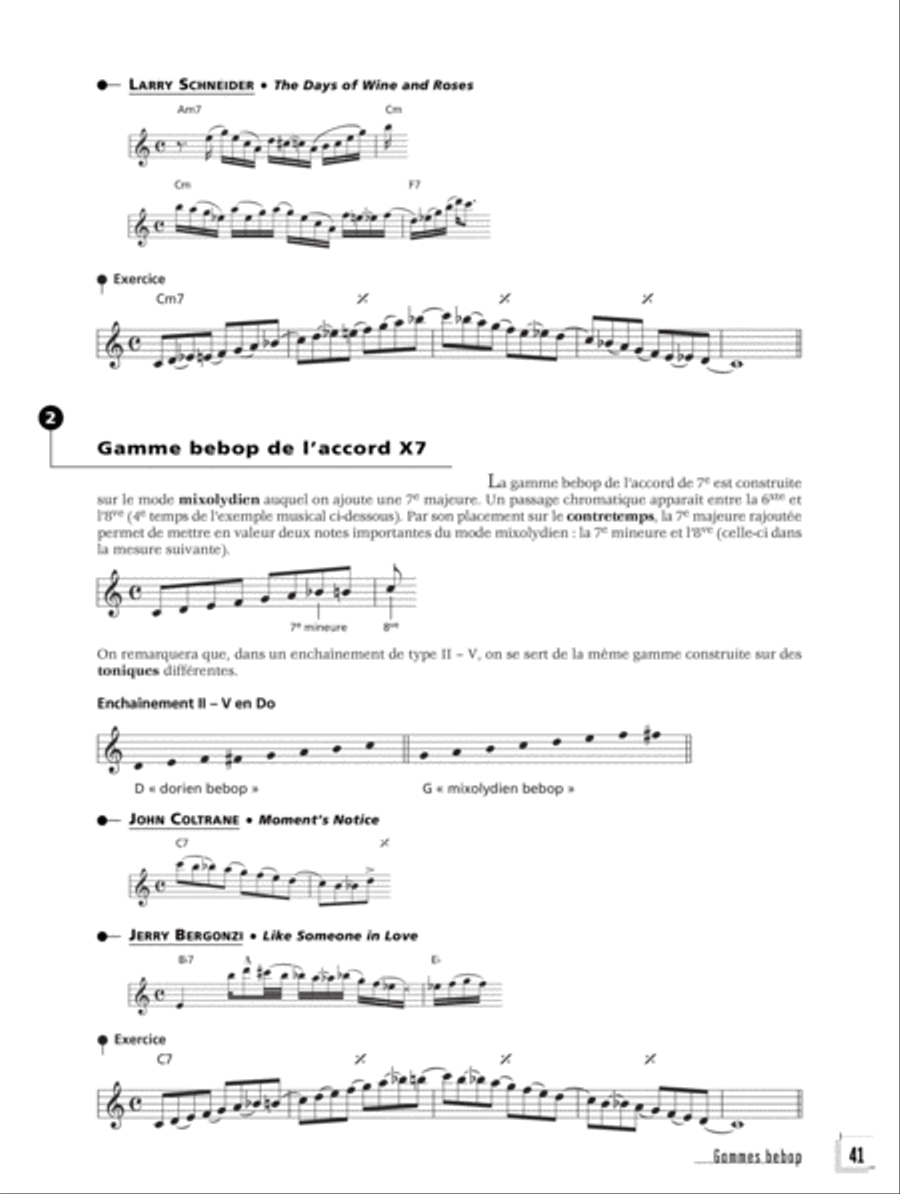 Gammes et arpeges pour le jazz Score scores gallery preview page 8