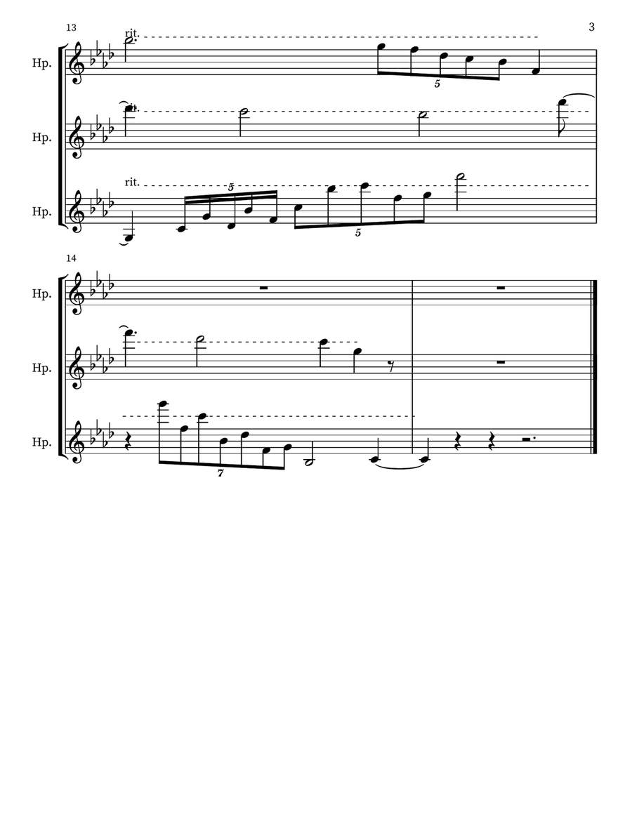 Children's Musing 29 Small Ensemble scores gallery preview page 3