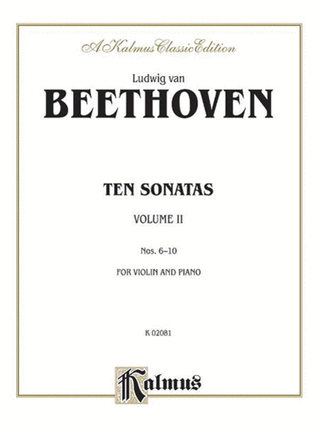 Ten Violin Sonatas, Volume 2