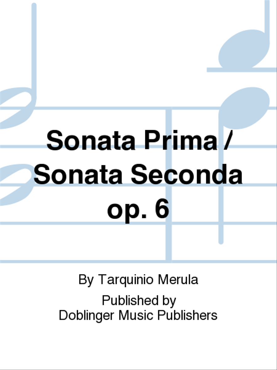 Sonata Prima / Sonata Seconda op. 6 Recorder scores gallery preview page 1