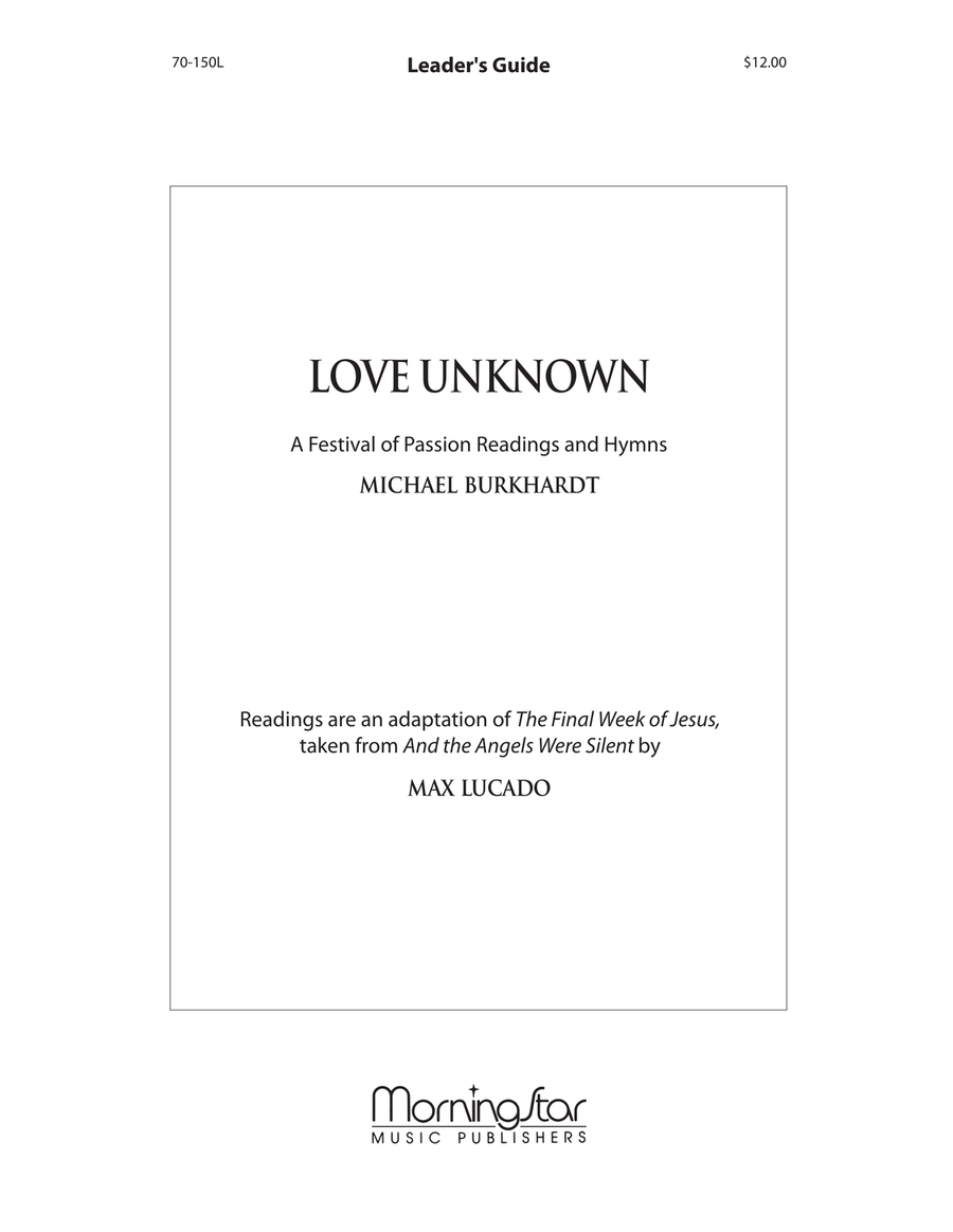 Love Unknown (Downloadable Leader's Guide)