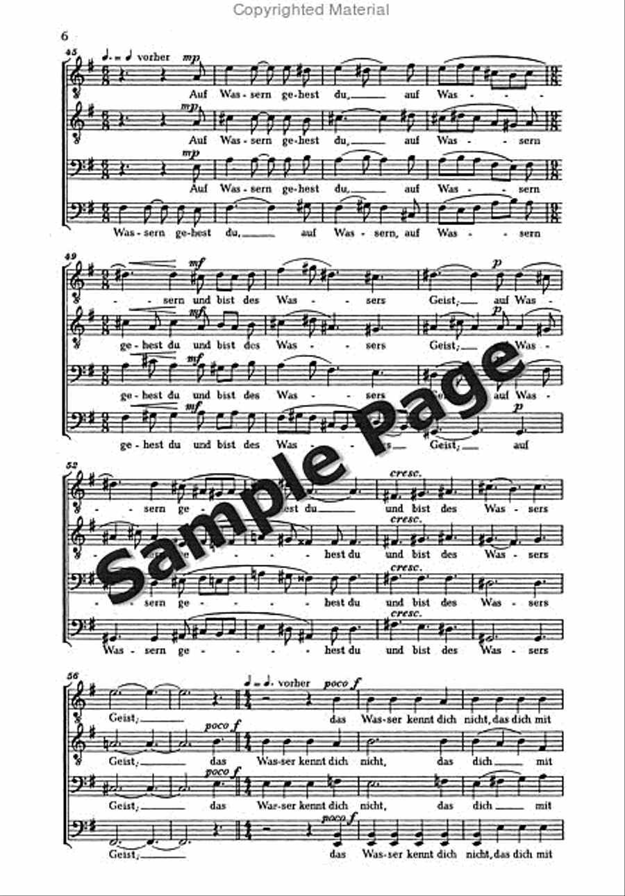 Weber B Auf Erden Gehest Du TTBB scores gallery preview page 5